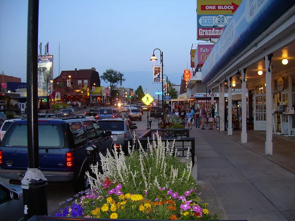 Downtown day in Wisconsin Dells